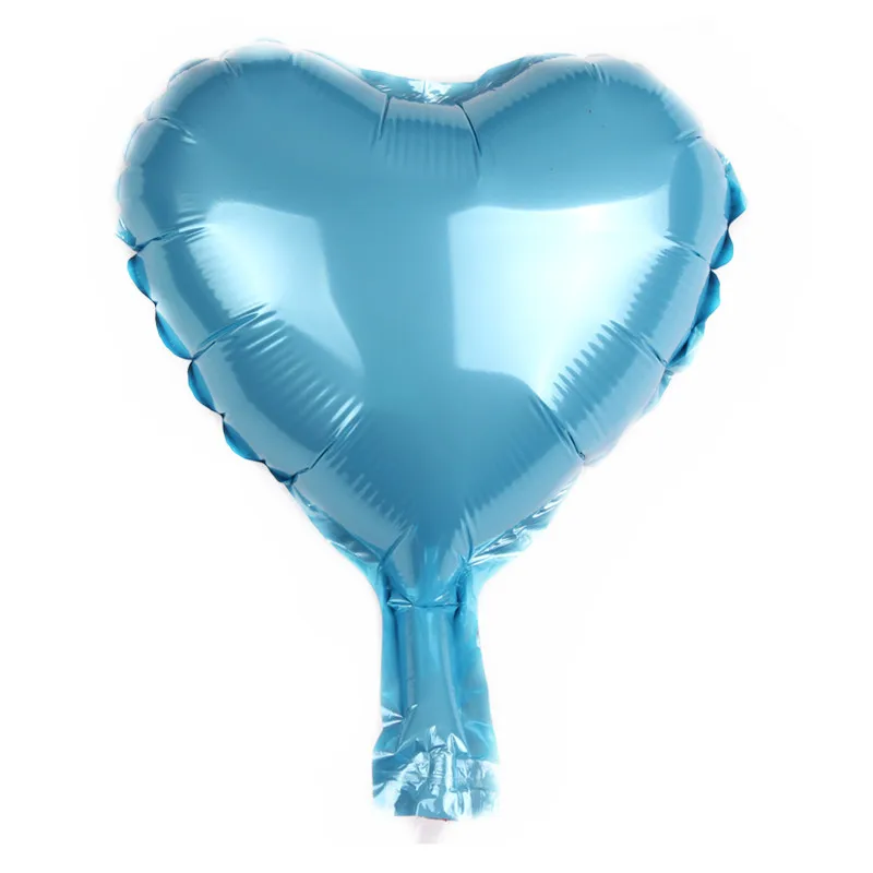 50 шт./лот 10 дюймов в форме сердца воздушные шары из фольги для свадьбы фон