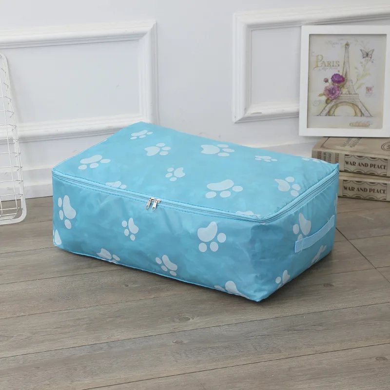 Модные товары для дома с принтом хлопковая стеганая сумка хранения одежды пыли