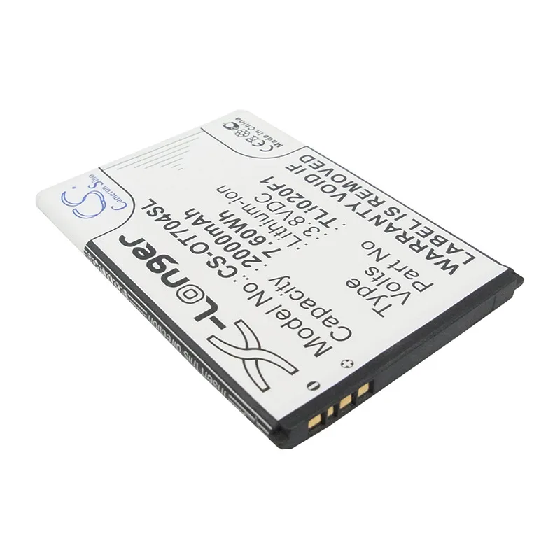 CameronSino для ALCATEL 5044 5044D 5044R Вт OPTUS X Spirit VODAFONE Smart turbo 7 V500 VFD оранжевого аккумулятора 5042X |