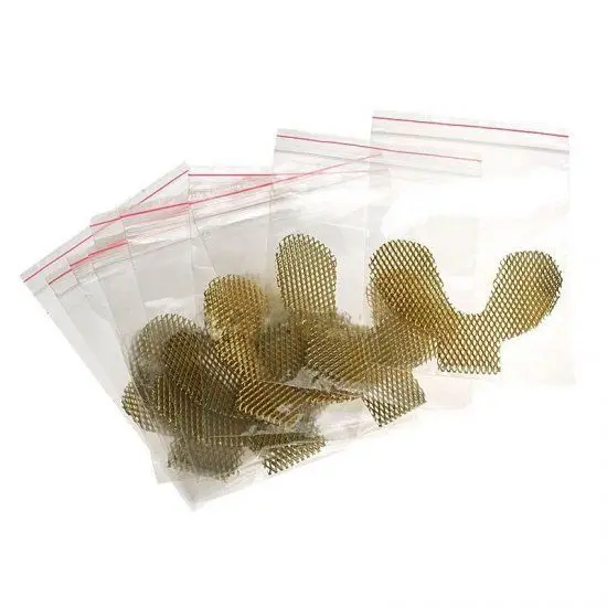 

Dental 20Pcs Dental Metal Net Strengthen Impression Trays for Lower Teeth