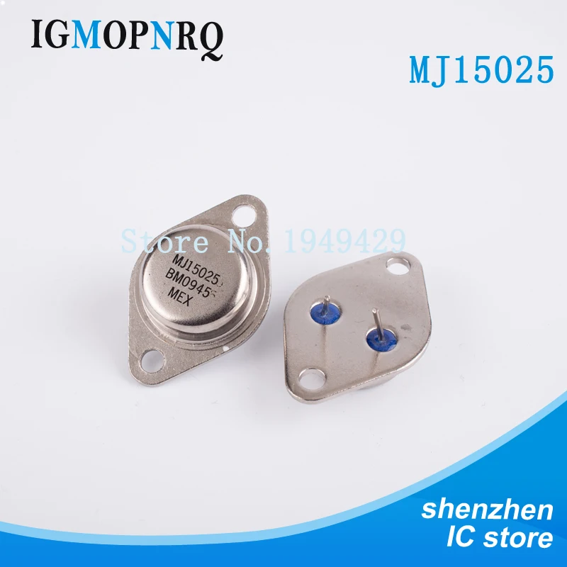 5 шт. биполярный транзистор MJ15025 TO 3 MJ15025G 16 А 250 В Вт PNP|pnp transistor| |