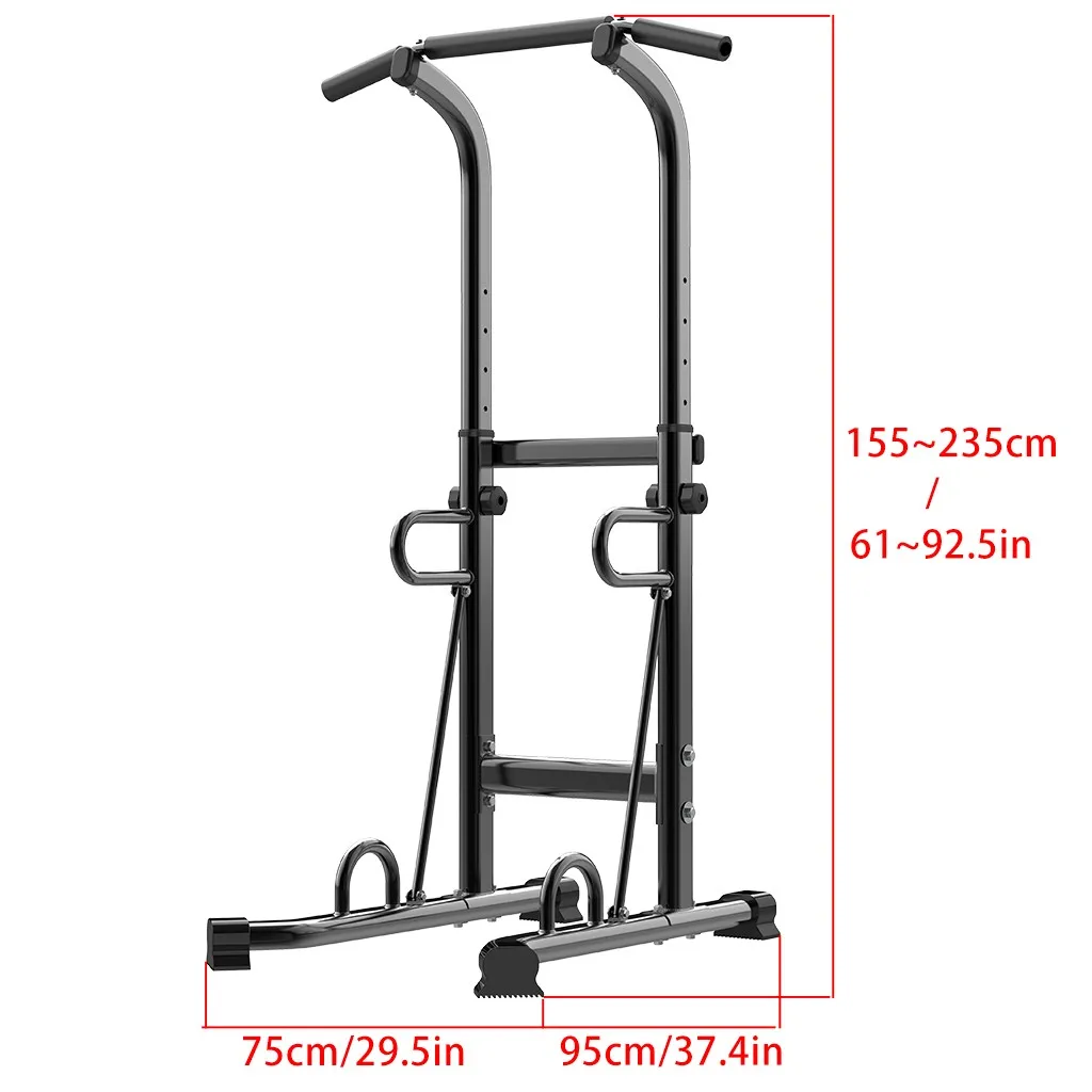 

Dip Station Power Tower Pull Push Chin Up Bar,Workout Station indoor single parallel bars single pole training fitness equipment