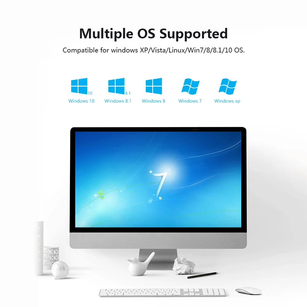 USB Wifi роутер адаптер без драйвера сетевая LAN карта Plug & Play поворотная антенна для