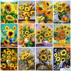 EverShine картины по номерам цветы картины по номерам красками на холсте Подсолнухи искусство подарок