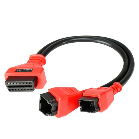 Разъем Autel 12 + 8, новый для кабеля программирования Chrysler FCA, работает для MS906BT MS908 MS908P MS908S Pro для автомобильных диагностических кабелей