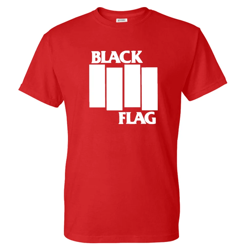 

Black Flag T-shirt Men Women Vintage Print Funny Punk Rock Band Tshirt Vintage Cotton Tee Shirt Sport Casual Tops Male
