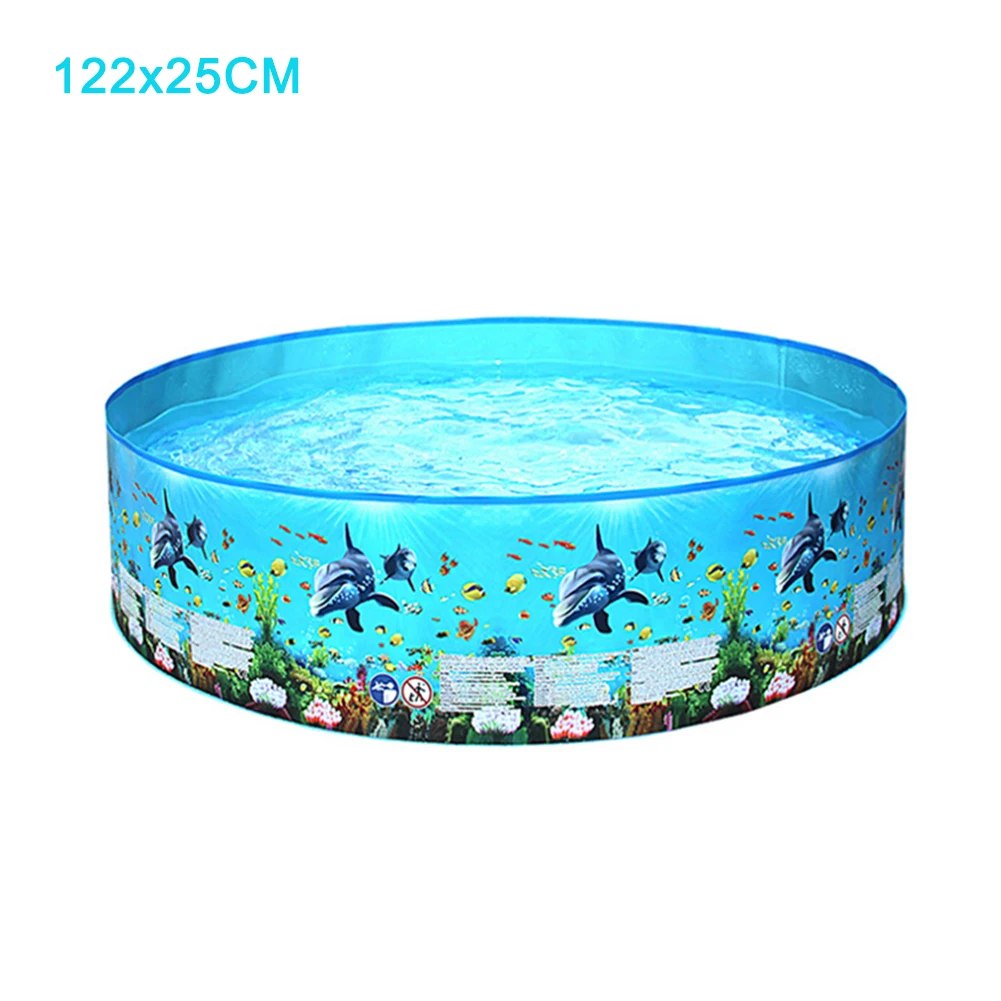 

Cartoon Pattern PVC Household Bathing Basin Foldable Pool Children's Bathtub Ocean Ball Pool Fish Pond