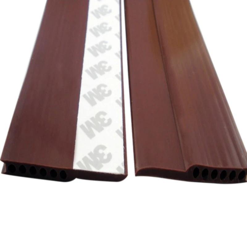 1 шт. самоклеящаяся силиконовая Нижняя дверная оконная лента 3 м резиновая