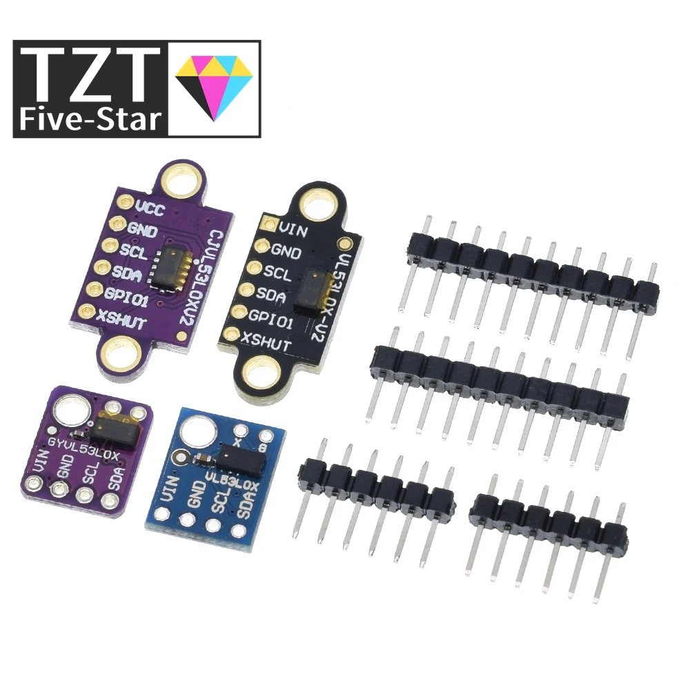 VL53L0X Модуль рабочего времени полета (ToF) Лазерный диапазон датчика прорыва 940nm