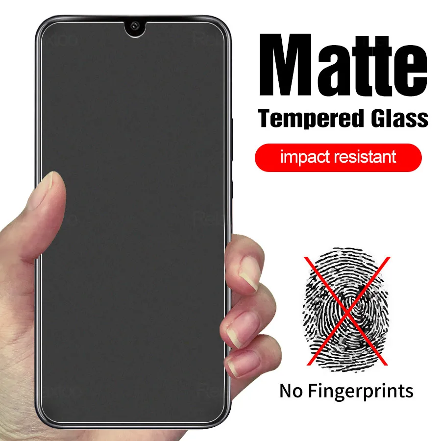 

Realme 6 pro Glass frosted matte protective Glass For oppo a5 a9 2020 5 6i 5i x lite xt x2 pro a5s a7 a11 screen protector Film