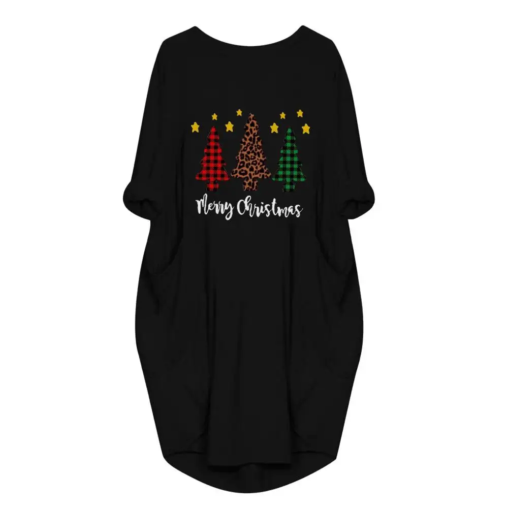 Повседневные свободные платья размера плюс женские осенние зимние новые модные