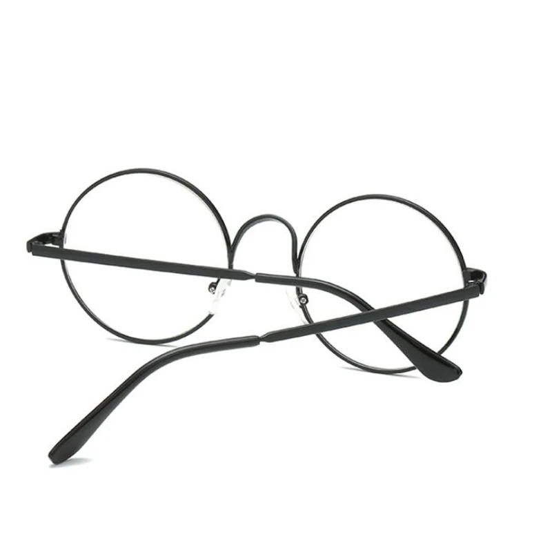 SPH -1.0 -1.5 -2.0 -2.5 -3.0 -3.5 -4.0 Finished Myopia Glasses With Diopter Women Men Metal Round Frame Prescription Spectacles |