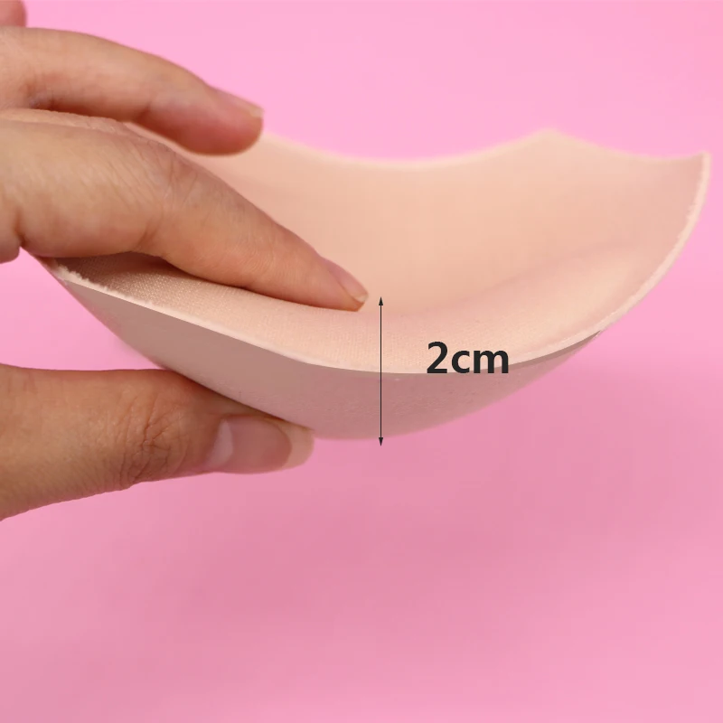 

Sponge Bra Pads Push Up Breast Enhancer Removeable Bra Padding Inserts Cups for Swimsuit Bikini Padding Intimates
