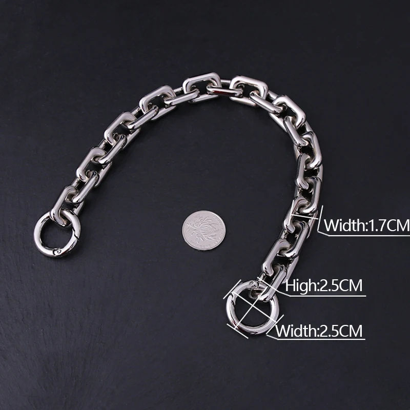 BAMADER Handbag Chain Bag Strap Length 40/60CM Chains Apply to Women Cloud Bags High Quality Diy Handle Metal Accessories | Багаж и сумки