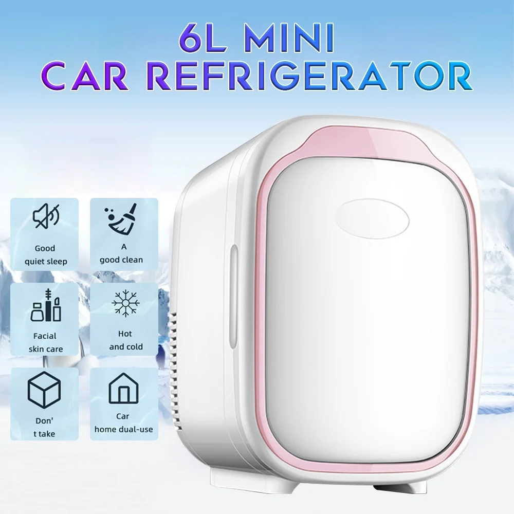 Портативный мини холодильник для автомобиля дома пикника Нагреватель