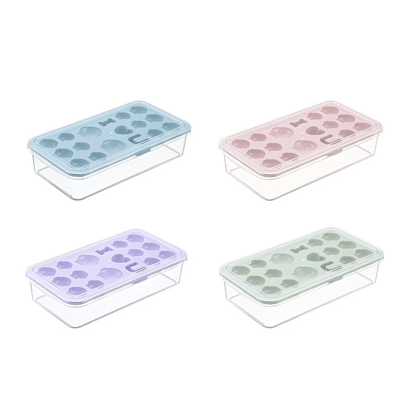 

FQYL Penguin Modeling Food Grade Ice Model DIY Homemade Transparent Cover with Bottom Box Fun Ice Lattice 17