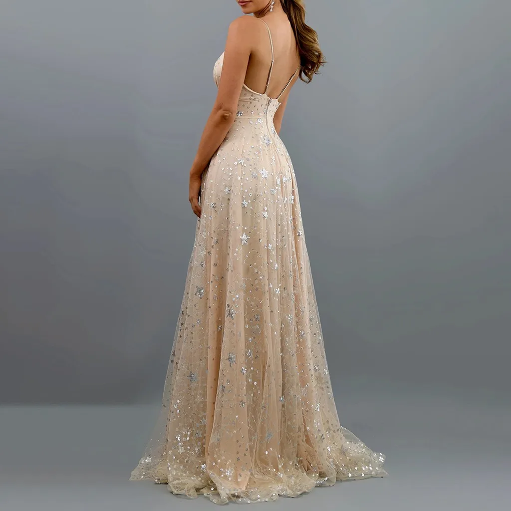 Летнее Бандажное платье с блестками и открытой спиной облегающее женское