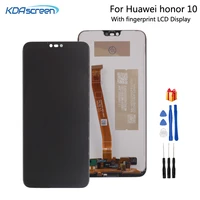 original for huawei honor 10 display lcd touch screen with fingerprint for huawei honor 10 screen display on col l29 lcd