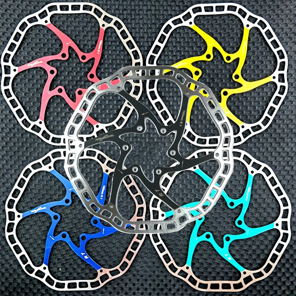 

Bike Disc Brake Pad Rotor 160mm Hydraulic Disc For Shimano Deore R7 Color Six Nail For All Cassette Disc Brake Hubs Accessory