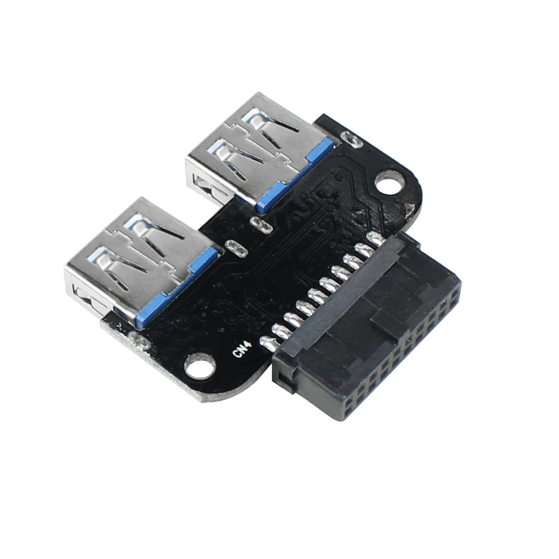 Переходник 20Pin/Dual USB3.0 19-контактный/20-контактный разъем на 2 порта USB 3 0 гнездовой