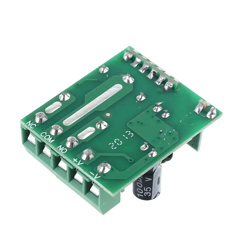 

DC12V Self Generator Wall Remote Control Switch Wireless Receiver Relay Module 45BD