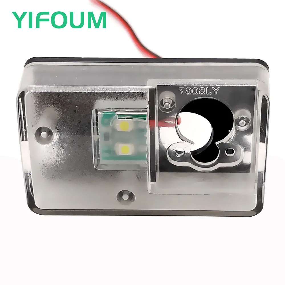 

YIFOUM Car Rear View Camera Bracket License Plate Light Housing For Peugeot 206 207 306 307 308 406 407 5008/Citroen C3 C4 C5 C6