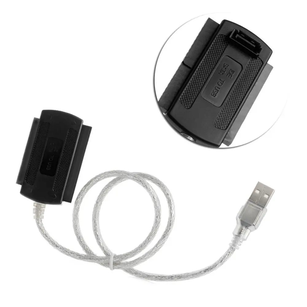 SATA/PATA/IDE to USB 2 0 адаптер конвертер кабель для 5/3 5 дюймов жесткий диск|Компьютерные