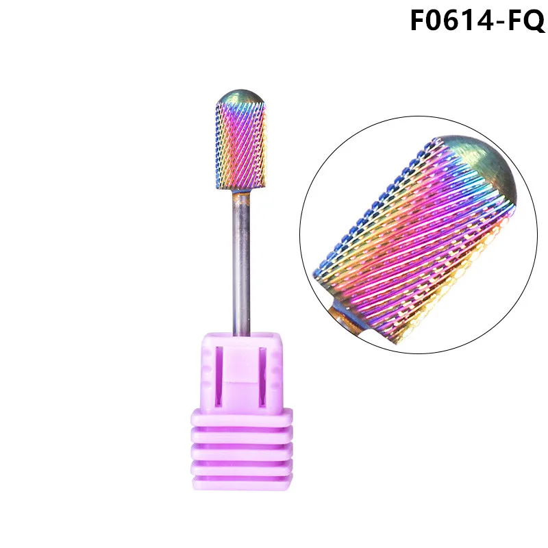 Набор фрез CHNRMJL из карбида вольфрама радужного цвета 5 шт. | Красота и здоровье