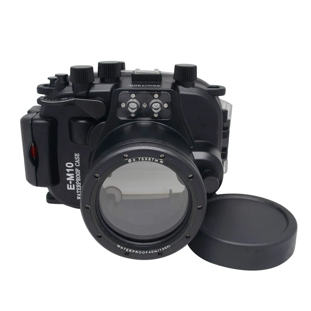 Новые поступления для Olympus EM10 E M10 12 40 мм len Meikon Водонепроницаемый подводный корпус