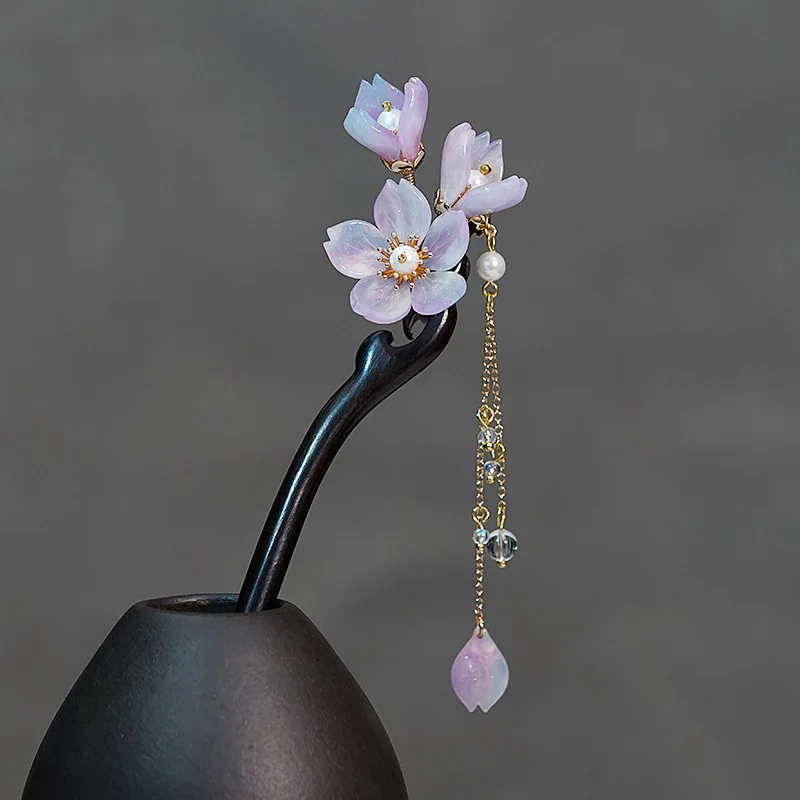 Женская шпилька для волос в стиле Ципао |