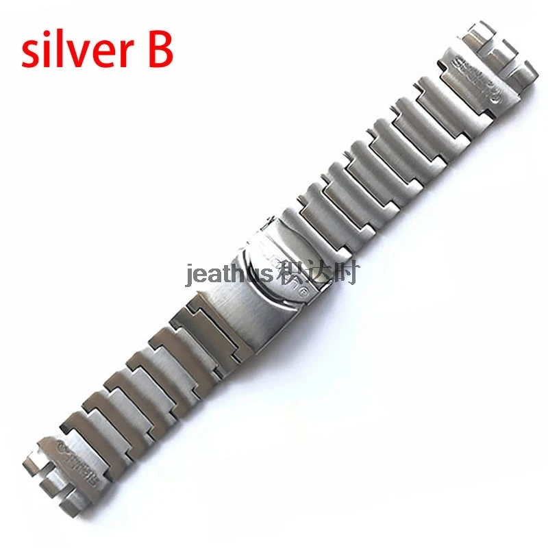 Jeathus ремешок для часов Замена для swatch стальной ремешок YOS440 441 439 455 456 твердый браслет из нержавеющей стали 23 мм yos watch band