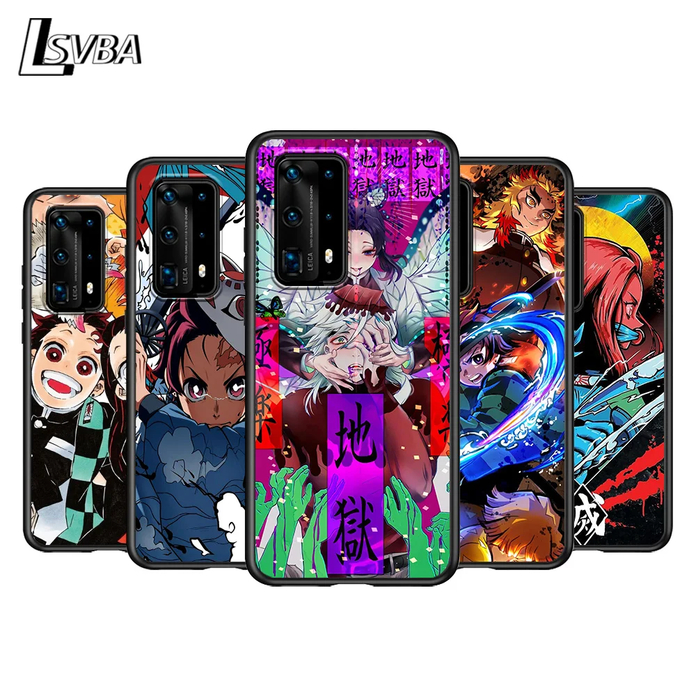 

Handsome Demon Slayer For Huawei P Smasrt 2018 2019 2020 2021 Smart S/Z Smart Plus Smart Pro Black Soft Cover Phone Case
