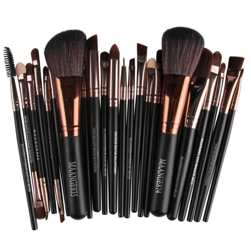 

20Pcs/Set Makeup Brush Set Eyeshadow Blending Foundation Powder Eyebrow Blush Double Head Brush Portable Beauty Make Up Kit Tool