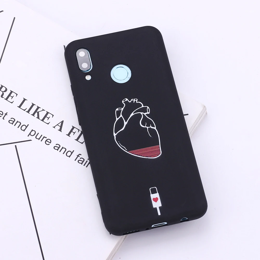 Силиконовый чехол для Huawei Honor Mate 10 20 Nova P20 P30 P40 P Smart Heart Love Power Cable Candy | Мобильные