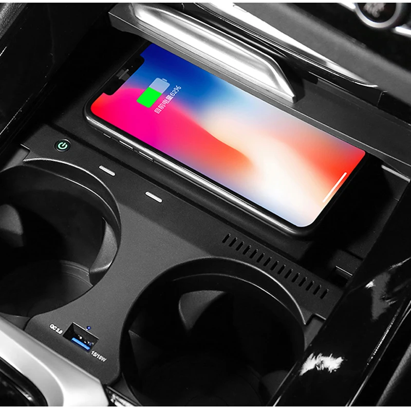 Беспроводное зарядное устройство для BMW X3 G01 X4 G02 2017 2018 2019 QI автомобильное