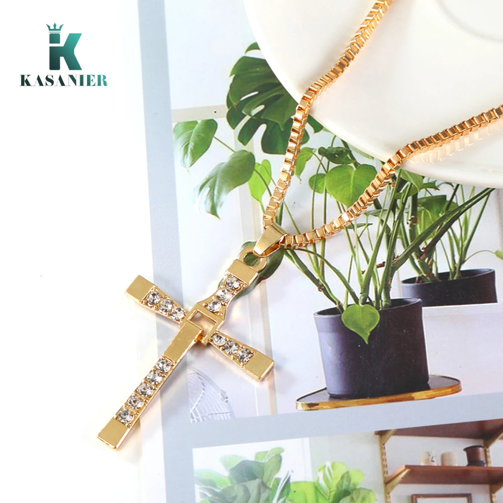 Цепочка с подвеской-крестом 60 см из нержавеющей стали | Украшения и аксессуары