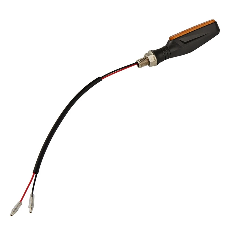 

4PCS LED Motorcycle Turn Signals Light 12 SMD Tail Flasher Flowing Water Blinker IP68 Motorcycle Flashing Lights E11