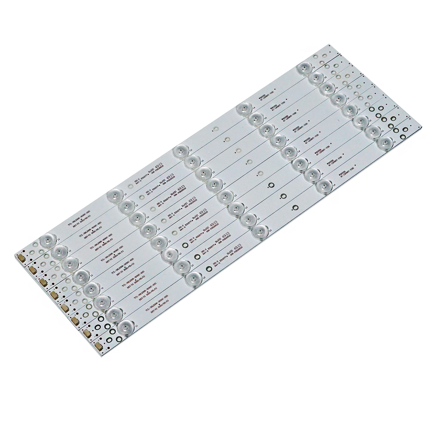 

8PCS LED Backlight strip 5 Lamp 4C-LB390T-YHB 4C-LB39T0-YHB TCL_39L2306C_3030C_8X5 For To shiba 39L2309C 39L2306C DP39D14T