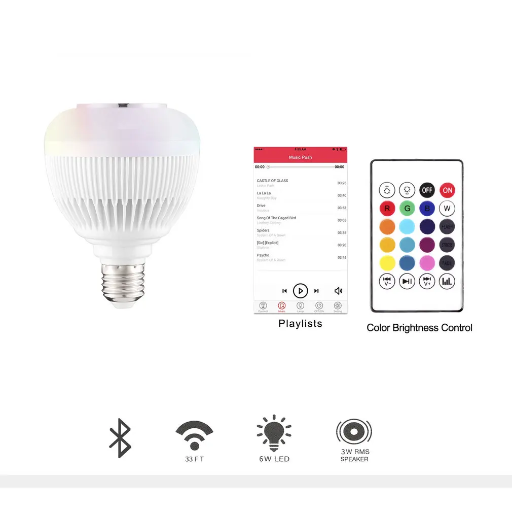 Энергосберегающая интеллектуальная беспроводная 12 Вт Мощность светодиодный