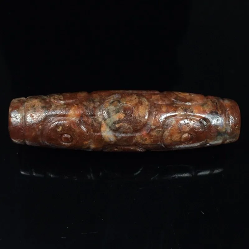 

The sacred dzi bead that can change the fortune of the sacred dzi bead has been transformed into jade after hundreds of millions