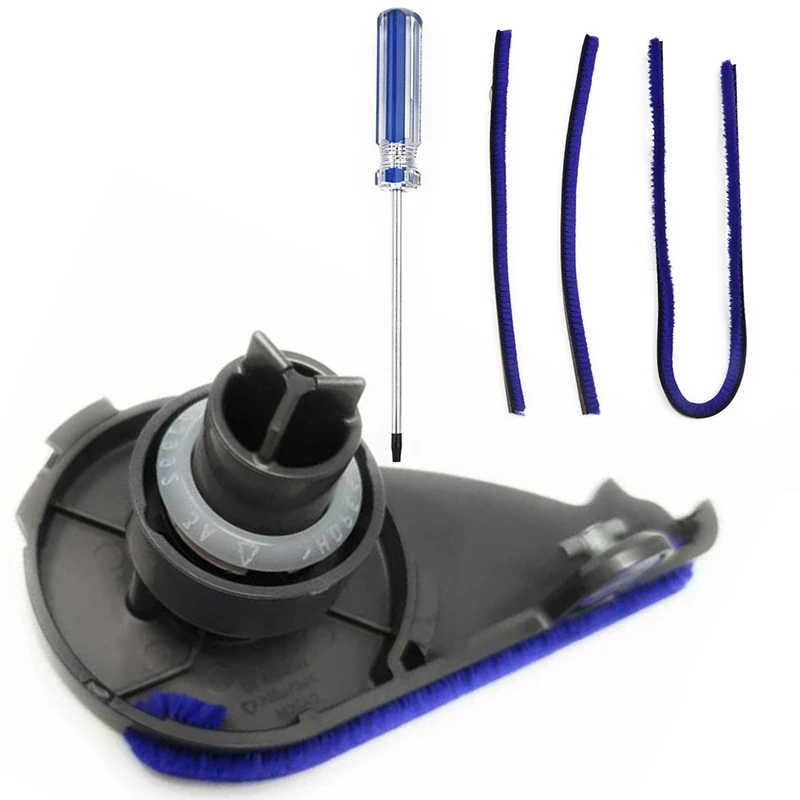Роликовая щетка Бар Конец Кепки крышка из мягкого плюша Полоски для Dyson V6 V7 V8 V10