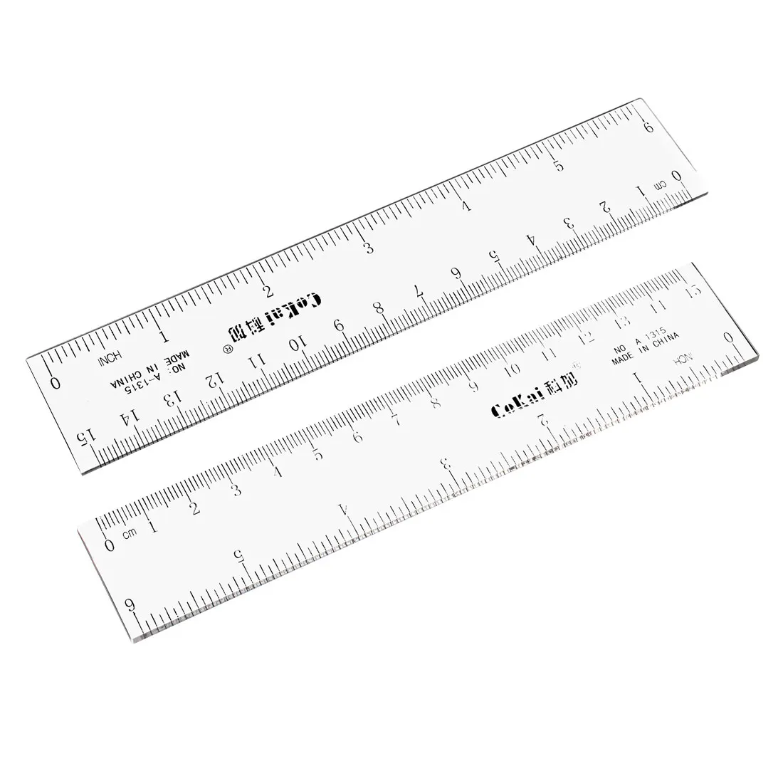 

uxcell Straight Ruler Cm Inch Metric Measuring Tool Pcs 15cm 6 Inch 50pcs