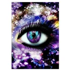 Алмазная живопись сделай сам, полная вышивка кристаллами, картины, искусство, ремесло для украшения стен дома, глаз