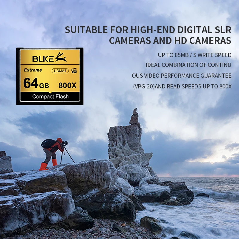 BLKE   128  64  32  16  CF      - UDMA7 Full HD    Canon Nikon