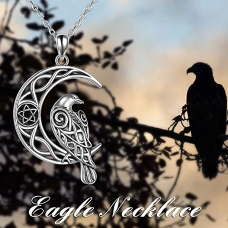 Скандинавский амулет викингов тотем ожерелье винтажное античное серебряное с