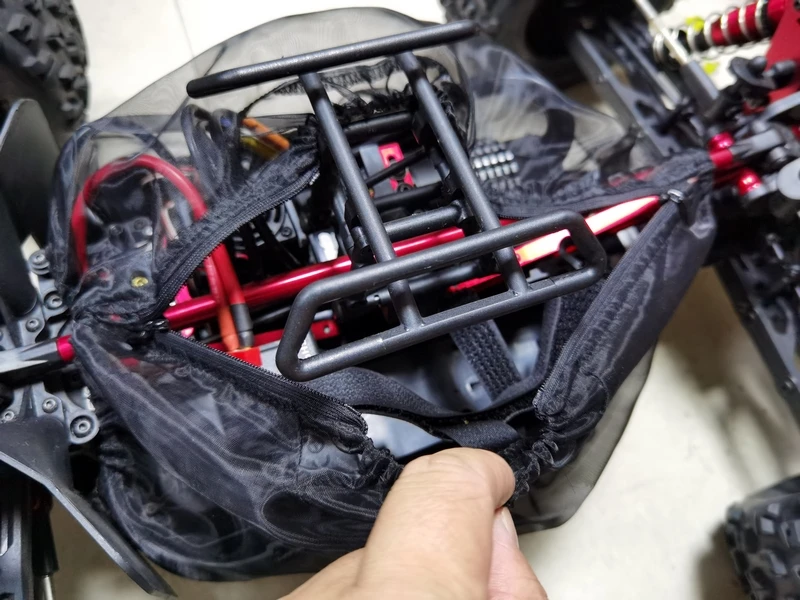 Cubierta protectora impermeable para coche de control remoto, piezas de actualizaci&oacute;n de Chasis resistente a la suciedad y al polvo, para 1/8 ARRMA KRATON EXB-0