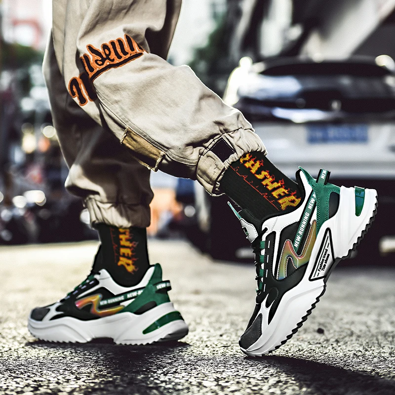 

Men's Running Shoes Add breathable men's running shoes Tie up comfortable casual walking shoes and exercise shoes