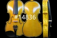 strad style song maestro inlay shell violin 44drawing rib sweet sound 14836