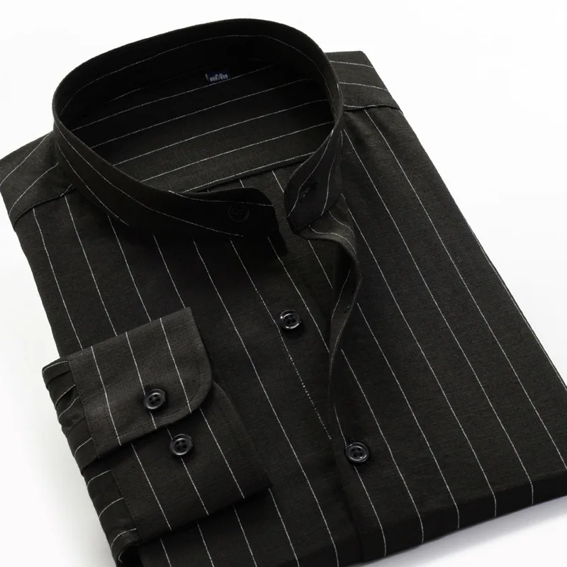 New Fashion Long Shirt Sleeve Loose Casual Shirts Striped Men Super Large High Quality Plus Size 2XL-4XL5XL6XL7XL8XL9XL10XL | Мужская