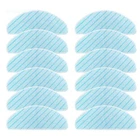 12 шт. одноразовыемоющиеся накладки для швабры Для Ecovacs Deebot Ozmo T9 AIVI T9 PRO T9 MAX T9 мощная Швабра для пылесоса запасные части для одежды